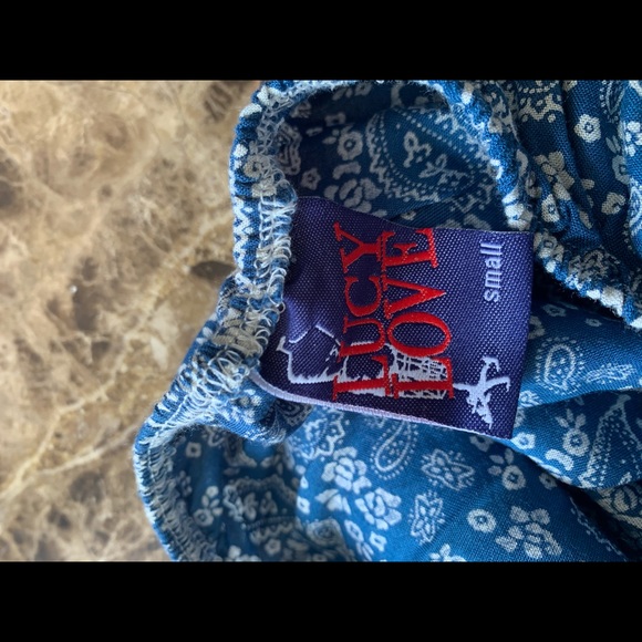 LUCY LOVE PAISLEY HALTER TOP - Picture 4 of 6